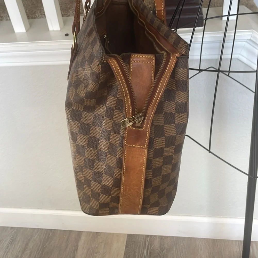 Louis Vuitton 100th Anniversary Centenaire Damier Ebene Columbine Zip Tote 99lv7 - Picture 4 of 7
